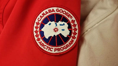 Pre-owned Canada Goose Brand "red" (red Label)  Trillium Small Arctic Parka Jacket In Sunfire Red