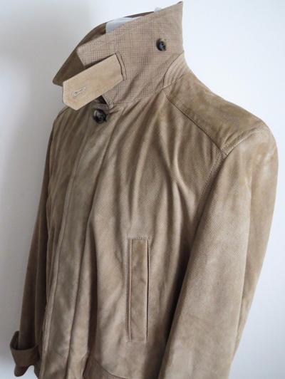 Pre-owned Brioni $3995 Loro Piana Bromont Baby Cashmere Shawl Collar Bomber Sweater 62 Eu 4xl-5xl In Blue