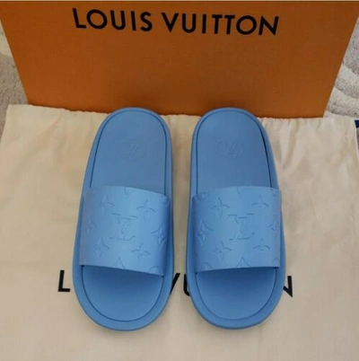 Louis Vuitton Sunbath Flat Mule Sliders Brand New With Box And Dustbags