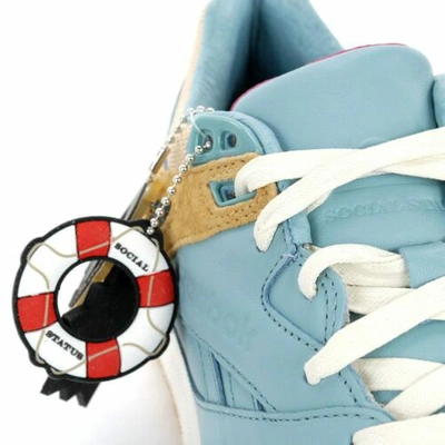 Pre-owned Reebok X Social Status Ventilator Cn Sand/blue Shoes V70610 "unapproved" In See Listing