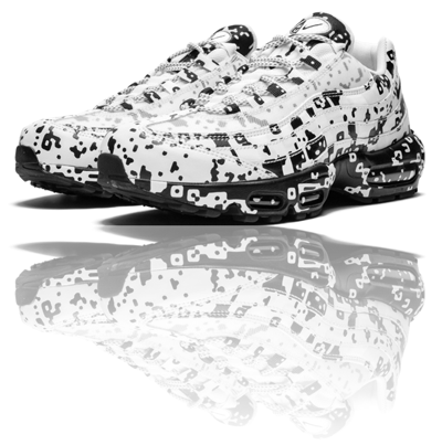 Pre-owned Nike ✓ Air Max 95 Cav Empt Men's Shoes White Black Stealth Av0765  100 Rare | ModeSens