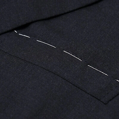 Pre-owned Brioni Regular-fit Solid Charcoal Gray Wool Suit Us 48r (eu 58)