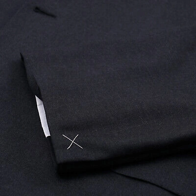 Pre-owned Brioni Regular-fit Solid Charcoal Gray Wool Suit Us 48r (eu 58)