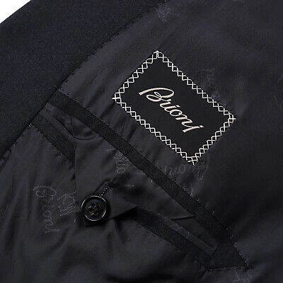 Pre-owned Brioni Regular-fit Solid Charcoal Gray Wool Suit Us 48r (eu 58)