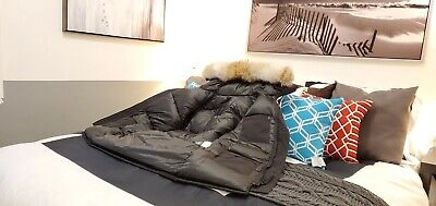Pre-owned Canada Goose Limited "black Label" Edition Black  Chateau Large Parka Jacket