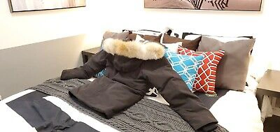 Pre-owned Canada Goose Limited "black Label" Edition Black  Chateau Large Parka Jacket