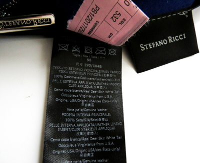 Pre-owned Stefano Ricci Loro Piana Gray 100% Baby Cashmere Storm System Jacket Coat Size 54 Euro Xl In Purple