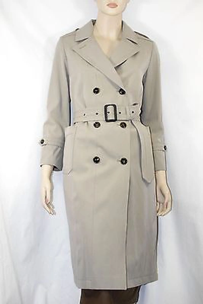 Pre-owned Burberry Prorsum $3,095  6 8 40 Patch Pocket Draped Trench Coat Jacket Women Gift In Gray