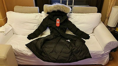 Pre-owned Canada Goose Brand "red Label" Edition Black  Mystique "xs" Parka Jacket