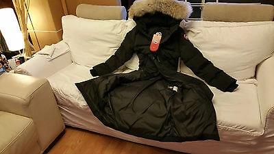 Pre-owned Canada Goose Brand "red Label" Edition Black  Mystique "xs" Parka Jacket