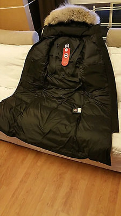 Pre-owned Canada Goose Brand "red Label" Edition Black  Mystique "xs" Parka Jacket