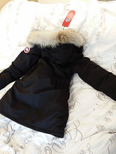 Pre-owned Canada Goose Brand "black" (red Label)  Trillium Large Arctic Parka Jacket
