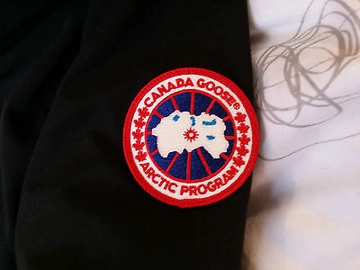 Pre-owned Canada Goose Brand "black" (red Label)  Trillium Large Arctic Parka Jacket