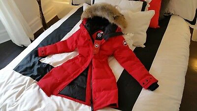 Pre-owned Canada Goose Brand "red Label" Edition  Red Shelburne "medium" Parka Jacket In Sunfire Red