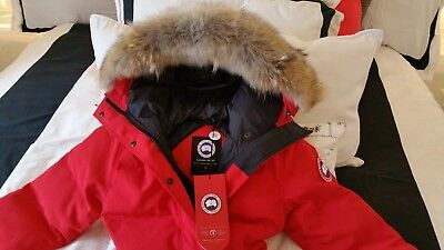 Pre-owned Canada Goose Brand "red Label" Edition  Red Shelburne "medium" Parka Jacket In Sunfire Red