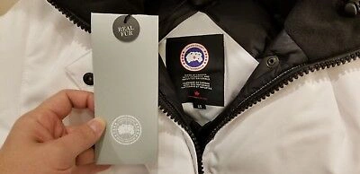 CANADA GOOSE Pre-owned 2022 Grey Label Concept Edition White  Victoria Large Parka Jacket