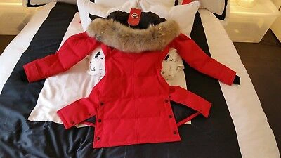 Pre-owned Canada Goose Brand "red Label" Edition  Red Shelburne "medium" Parka Jacket In Sunfire Red
