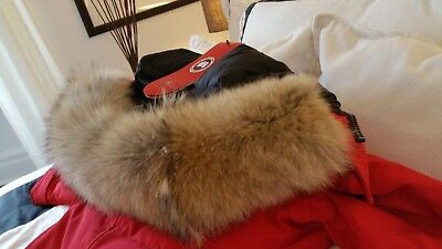 Pre-owned Canada Goose Brand "red Label" Edition  Red Shelburne "medium" Parka Jacket In Sunfire Red