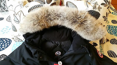 Pre-owned Canada Goose Brand "red Label" Edition Black  Victoria Medium Parka Jacket