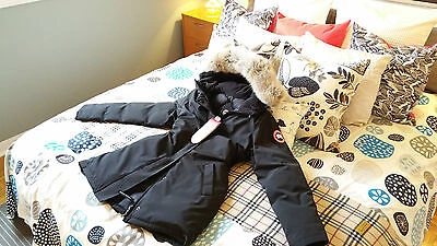 Pre-owned Canada Goose Brand "red Label" Edition Black  Victoria Medium Parka Jacket