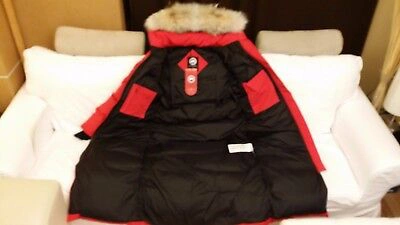 Pre-owned Label Edition Brand Red  "red" Canada Goose Mystique "medium" Parka Jacket