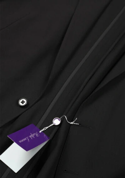 Pre-owned Ralph Lauren Purple Label Black Sport Coat Size 58 It / 48r U.s.