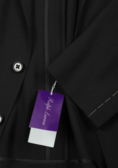 Pre-owned Ralph Lauren Purple Label Black Sport Coat Size 58 It / 48r U.s.