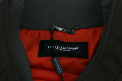 Pre-owned Dolce & Gabbana Jacket Brown Beaded Crown Skull Logo Eu50 / Us40 / Xl Rrp $3500