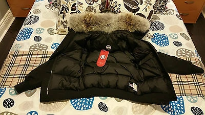 Pre-owned Label Edition Brand Red  Blk Canada Goose Hologram Chilliwack M Parka Jacket