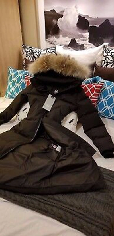 CANADA GOOSE Pre-owned 2022 Grey Label Concept Edition Lady Black  Mystique Xl Parka Jacket In Gray