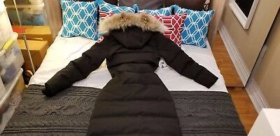 Pre-owned Canada Goose 2022 Grey Label Concept Edition Lady Black  Mystique Xl Parka Jacket In Gray