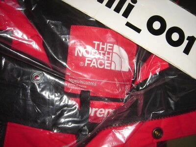 Pre-owned The North Face Supreme  Steep Tech Jacket Olive Red Fleece S/s 16 Hooded Black B