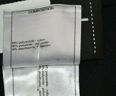 Pre-owned Chanel $5400 Black 15p Runway Coat  Stretch Quilted Short Outer Jacket 38