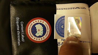 Pre-owned Canada Goose Brand "red Label" Edition Black  Mystique Small Parka Jacket
