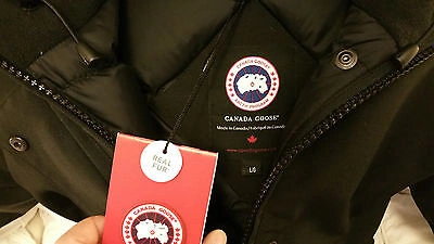 Pre-owned Canada Goose Brand Red Label Black  Victoria "large" Parka Jacket
