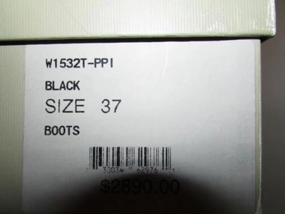 Pre-owned Tom Ford Patchwork Auth $3k  Calf Hair And Leather Knee High Boots Runway 37 In Black