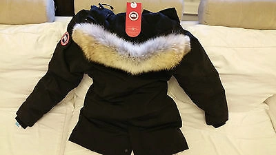 Pre-owned Canada Goose Brand Red Label Black  Victoria "large" Parka Jacket