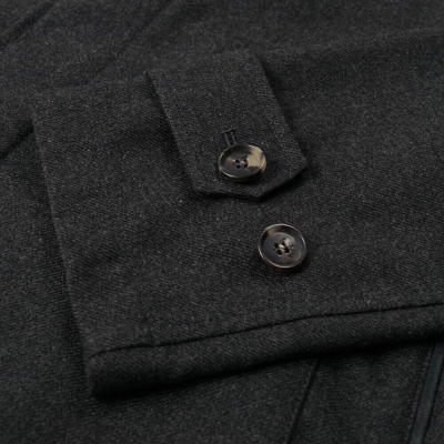 Pre-owned Isaia $3750  'san Gennaro' Lightweight Cashmere Overcoat 40 R (eu 50) Coat In Gray