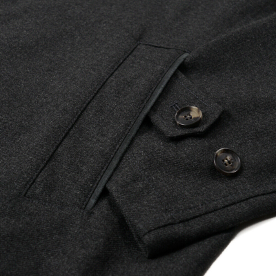 Pre-owned Isaia $3750  'san Gennaro' Lightweight Cashmere Overcoat 40 R (eu 50) Coat In Gray