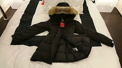 Pre-owned Label Edition Brand Red  Black Canada Goose Trillium Xl Parka Jacket
