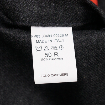 Pre-owned Isaia $3750  'san Gennaro' Lightweight Cashmere Overcoat 40 R (eu 50) Coat In Gray