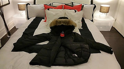 Pre-owned Label Edition Brand Red  Black Canada Goose Trillium Xl Parka Jacket