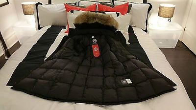 Pre-owned Label Edition Brand Red  Black Canada Goose Trillium Xl Parka Jacket