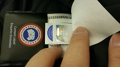 Pre-owned Label Edition Brand Red  Black Canada Goose Trillium Xl Parka Jacket