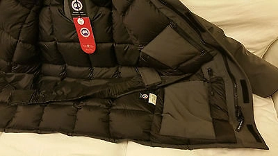 Pre-owned Canada Goose Brand "red Label" Edition Hologram Graphite  Expedition Xl Parka In Gray