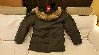 Pre-owned Canada Goose Brand "red Label" Edition Hologram Graphite  Expedition Xl Parka In Gray