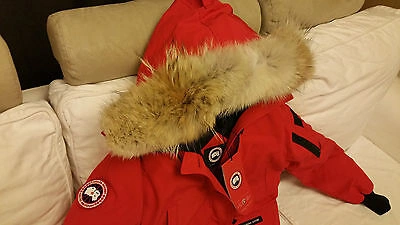 Pre-owned Canada Goose Brand Red Label Edition Hologram Red  Chilliwack Sm Parka Jacket