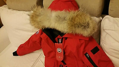 Pre-owned Canada Goose Brand Red Label Edition Hologram Red  Chilliwack Sm Parka Jacket