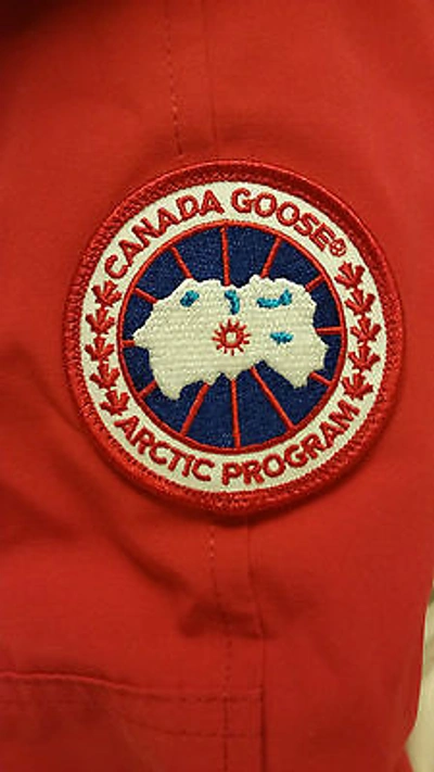 Pre-owned Canada Goose Brand Red Label Edition Hologram Red  Chilliwack Sm Parka Jacket