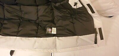 Pre-owned Canada Goose 2022 Latest Grey Label Concept Edition Earlylight  Langford L Parka In White